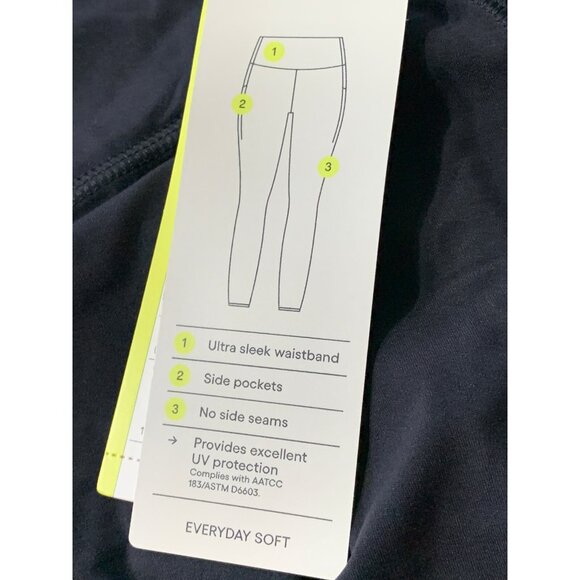 Small - Womens Soft Ultra High-Rise Pocketed Leggings - All In Motion - Black - Picture 4 of 12